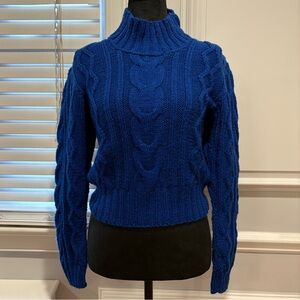 Cable Knit Wool Handmade Sweater